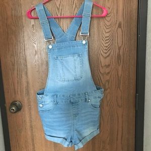 Denim overalls